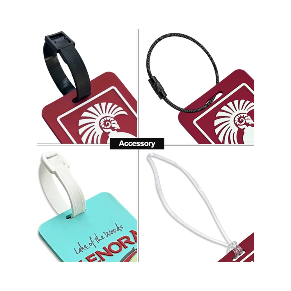 Custom Rubber Luggage Tags 2