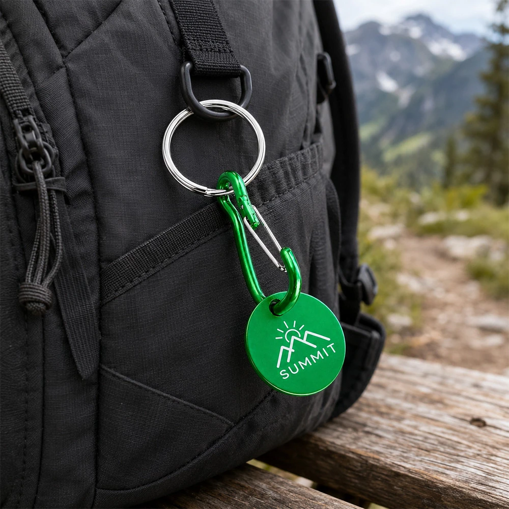 Custom Aluminum Trolley Coin Keychains 3 UK