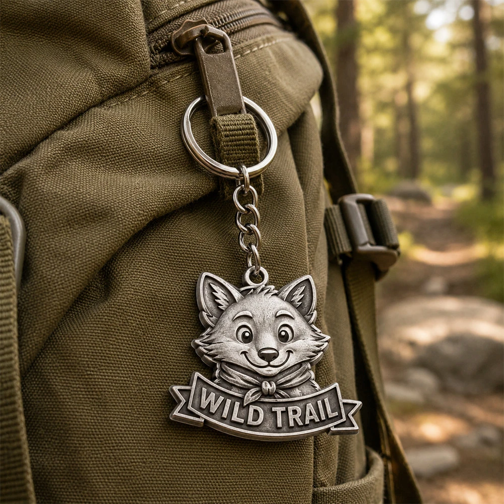 Custom Zinc Metal Keychain 2 Australia